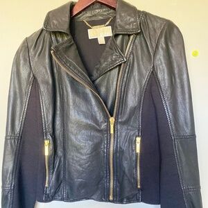 Michael Kors Leather Jacket. Size 6.